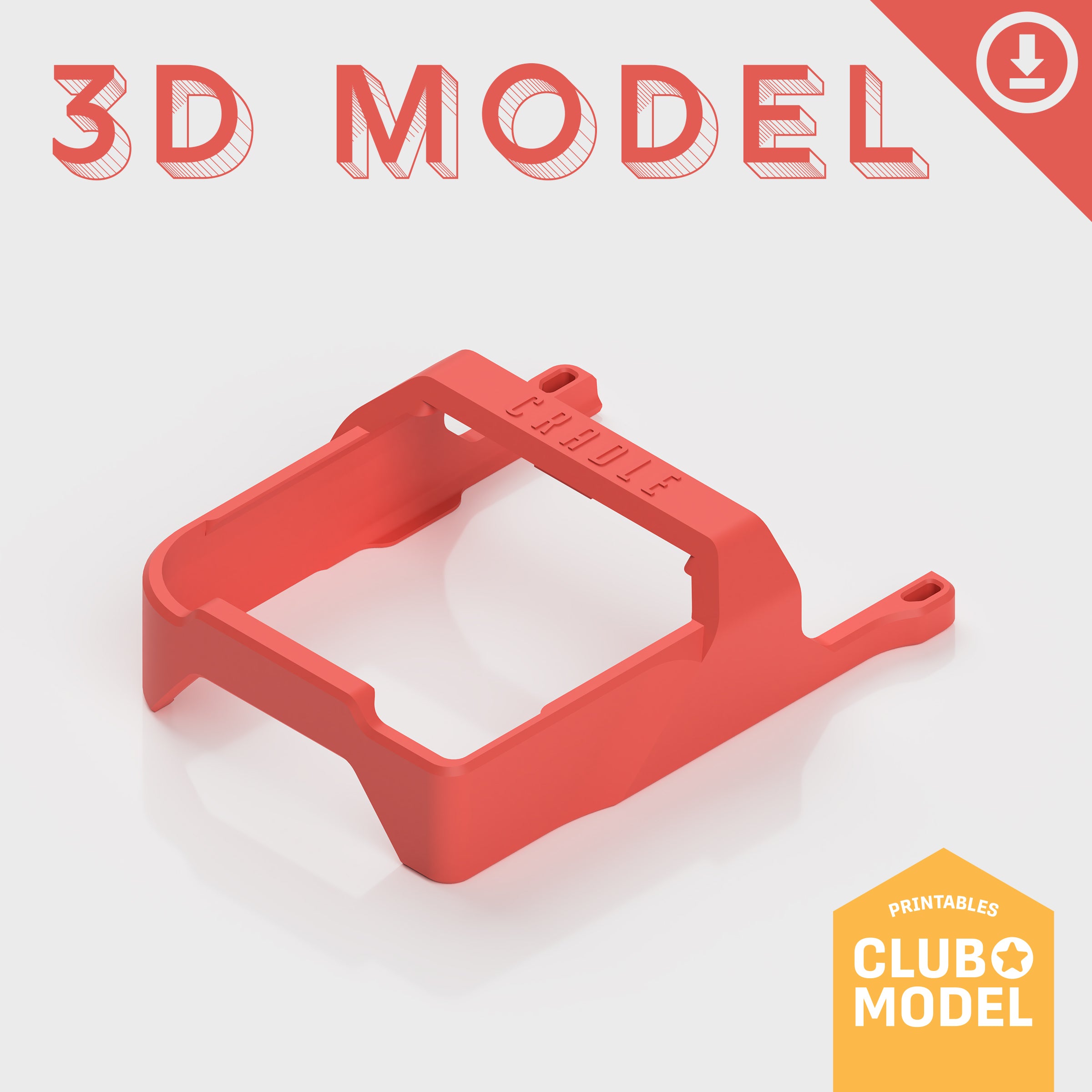 Cradle for Dot Matrix Game Boy - Printable 3D Model