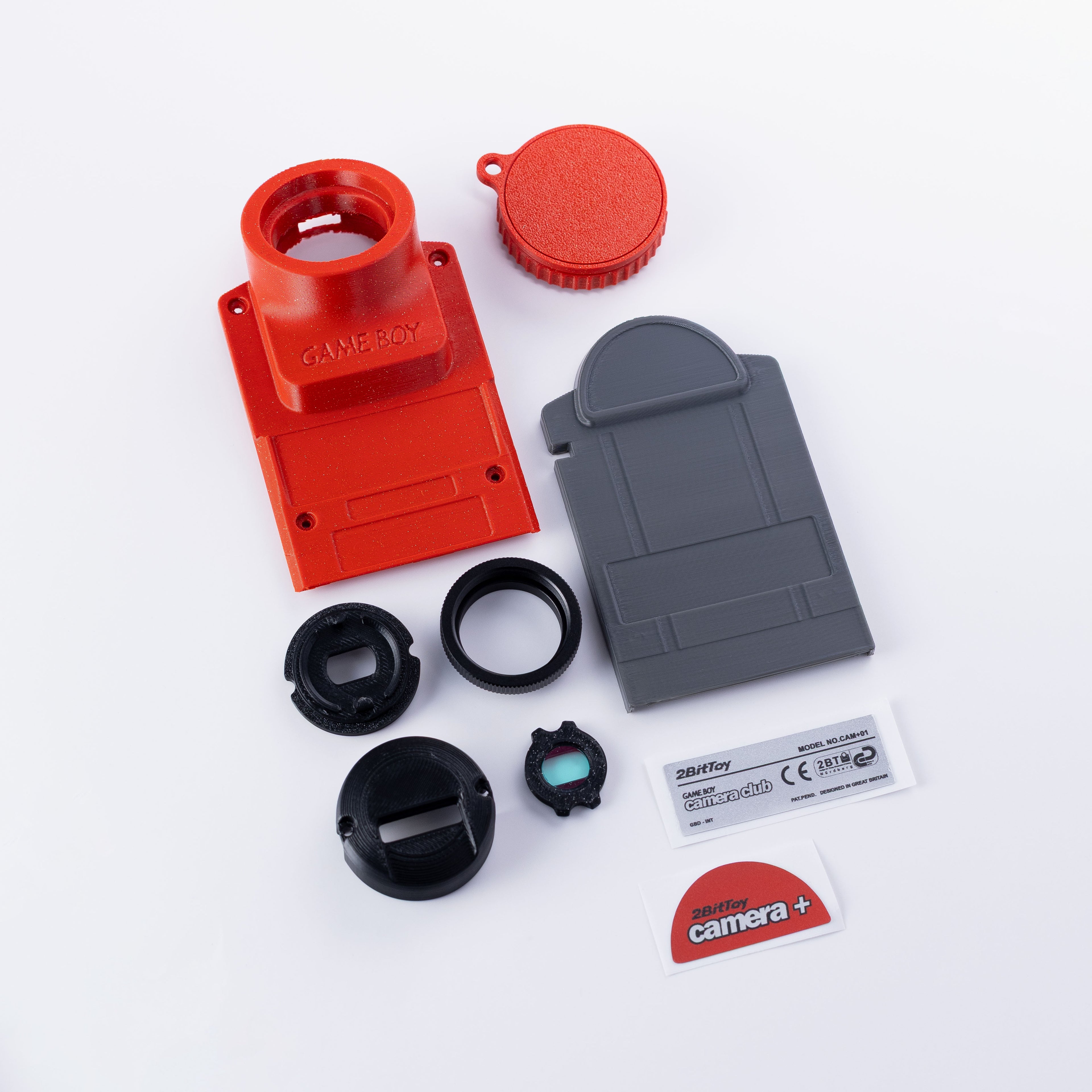 Camera+ Kit - Sparkly Red & Gray